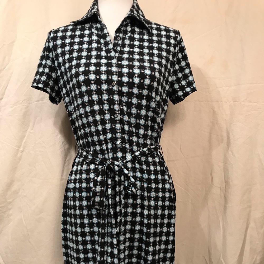 Max Studio Print Shirt Dress